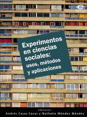 cover image of Experimentos en ciencias sociales